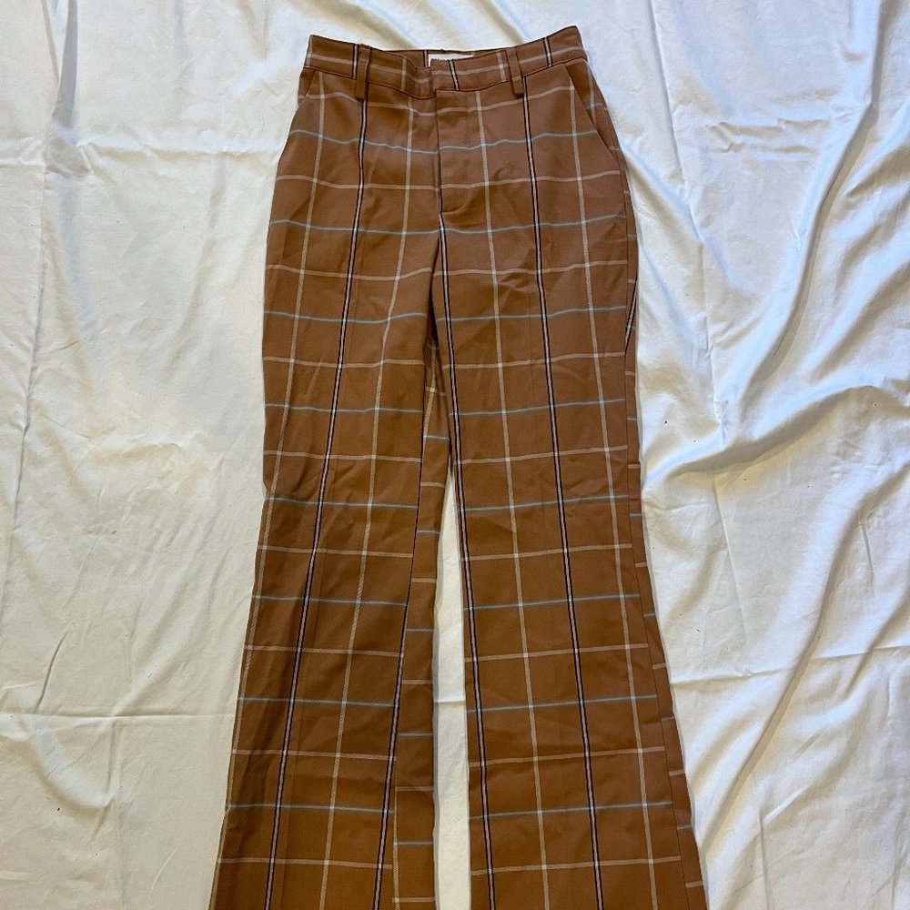 Urban Outfitters Plaid Wide leg pants